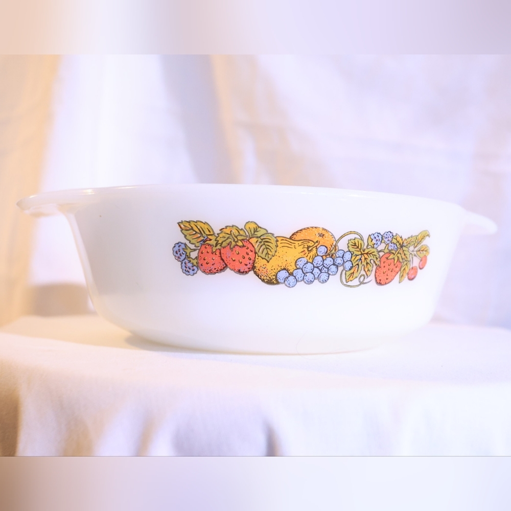 Anchor Hocking Fire King Nature's Bounty 1 quart